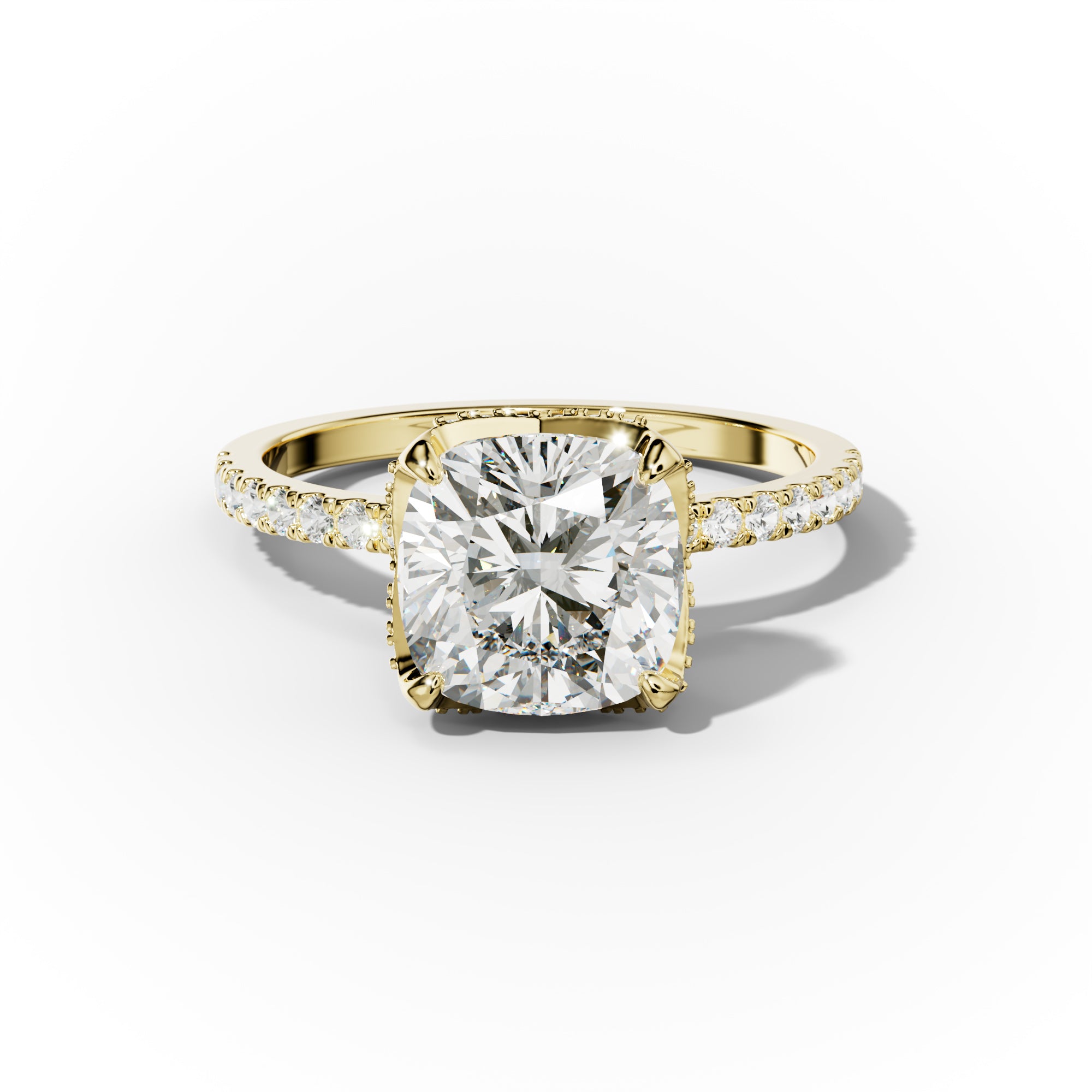 Charlotte Cushion Cut Diamond Engagement Ring